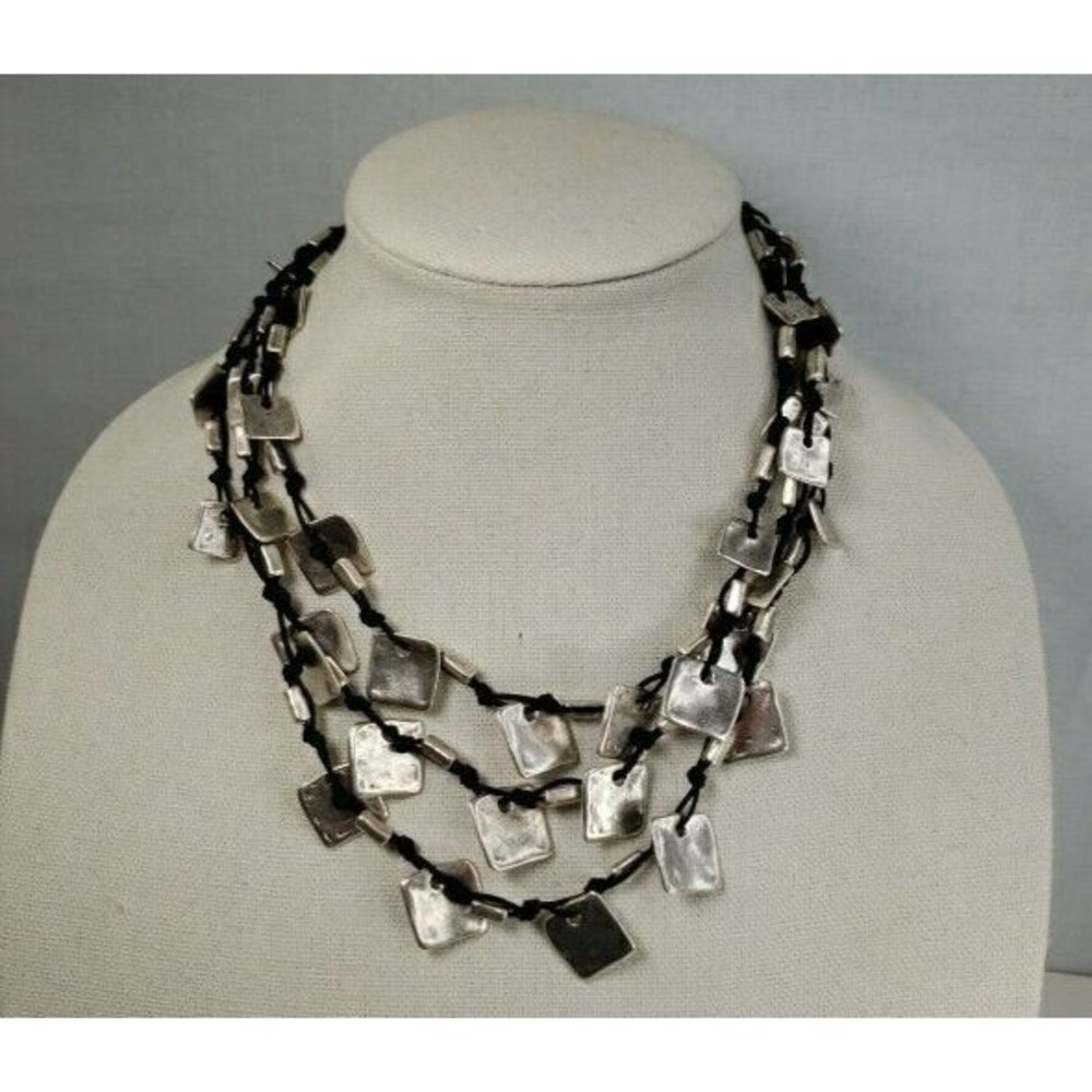 Vintage Ottoman Turkish Melmed V10 Para Metal Coin Tag Necklace Hook Clasp